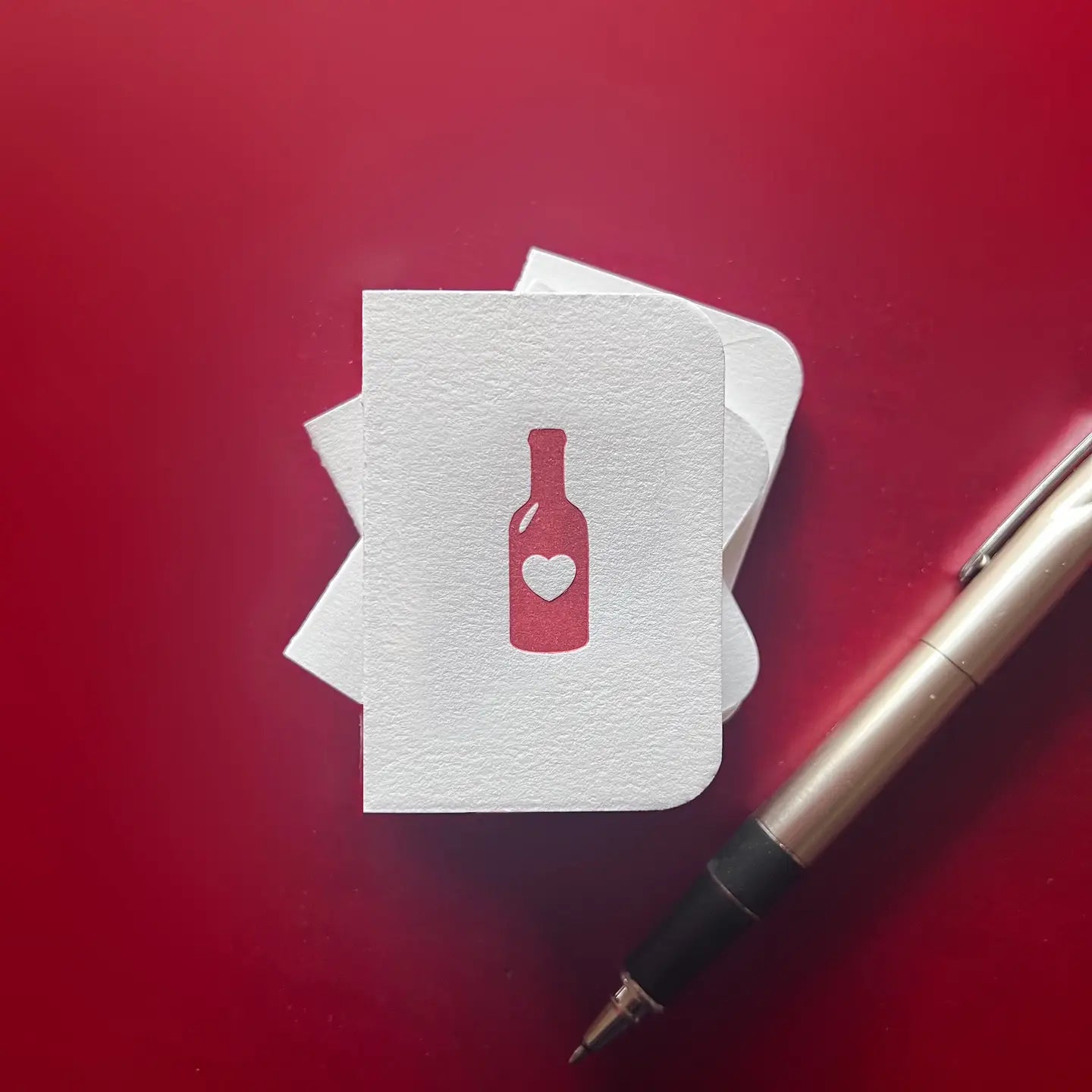 Wine Lover letterpress-printed gift cards (set of 6)